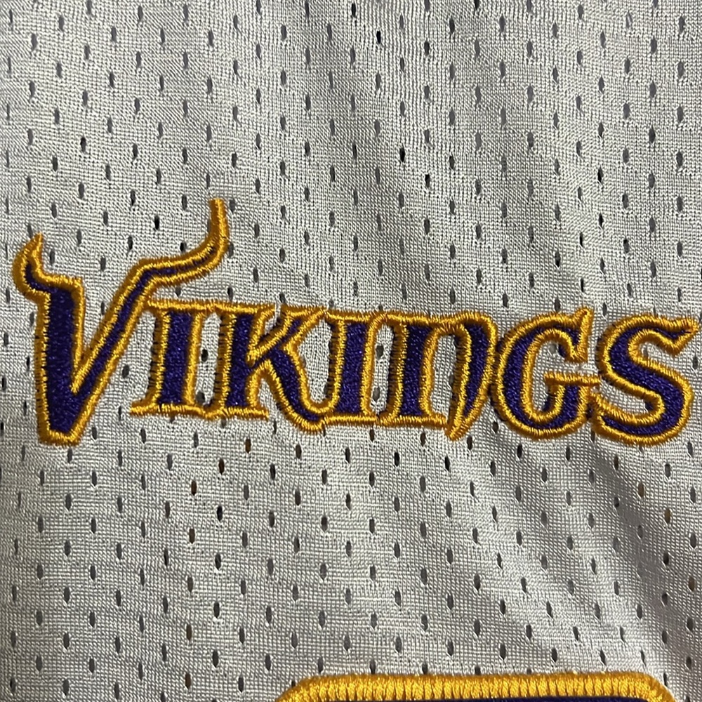 REEBOK NFL Stitched Jersey Minnesota Vikings Quarterback Brett Favre Sz 50, GUC - Picture 4 of 8